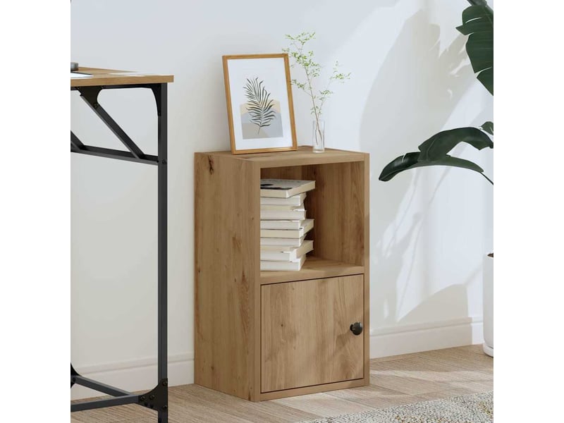  Bibliothèque, étagère de rangement chêne artisanal 31x24x52 cm bois d'ingénierie  - Conforama C
