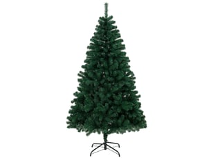 Sapin de noël artificiel 180 cm, support pliable en acier, arbre de noël avec 700 pointes de branches articulées, vert