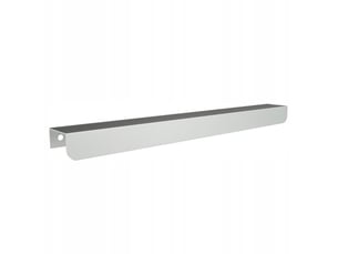 Poignée en aluminium ua07, 80 cm, arrondie, mate