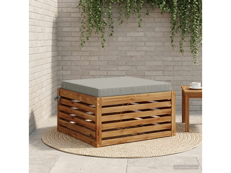  Coussin de siège, coussin d'assise 1 pièce soest 100 % polyester gris cf55616  - Conforama B