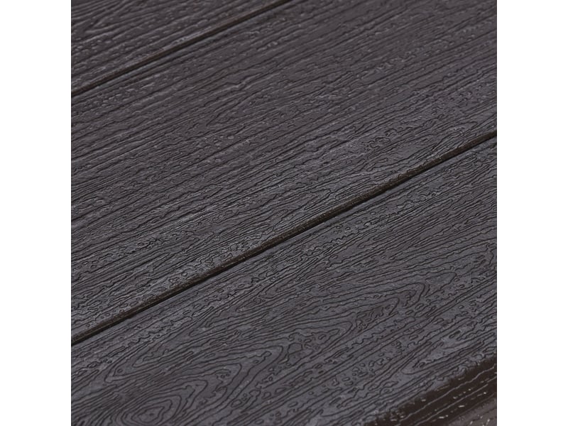  Lot de 2 bancs pliants étroits pour balcon jardin 100 x 40 x 45 cm pratiques et résistants en plastique bois foncé 13_0010176  - Conforama C
