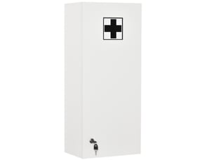 Armoire à pharmacie murale verrouillable, réglable, pour premiers secours, maison et bureau