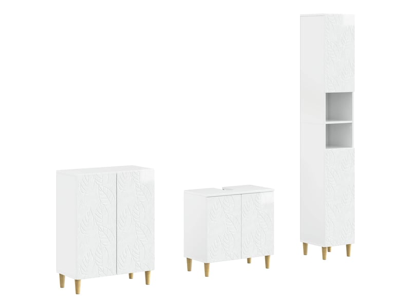 Ensemble de meuble de salle de bain 3 pièces delft cf63365 - Conforama A