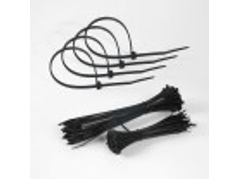  Colliers de serrage fabrilamp util lot de 100 2,5 x 200 mm nylon 66 noir 188125209 - Conforama D