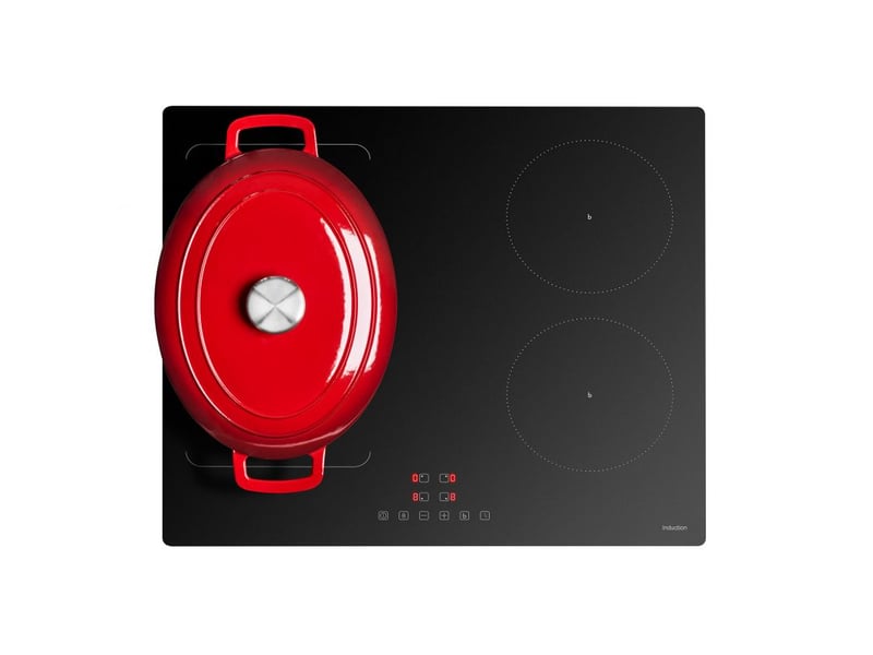  Plaque cuisson induction vitrocéramique 4 zones boost tactile noir bomann ebki7944-noir  - Conforama C