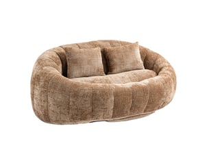 Pouf / repose pied <strong></strong> <strong></strong> marron