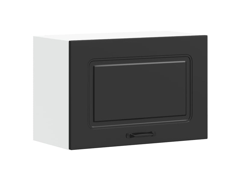  Meuble de rangement, armoire murale de cuisine kalmar noir bois d'ingénierie shl475  - Conforama A