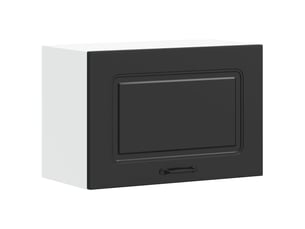 Meuble de rangement, armoire murale de cuisine kalmar noir bois d'ingénierie shl475