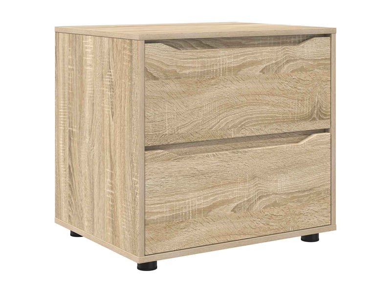  Armoire de rangement, commode de rangement 60 x 48 x 57 cm bois d'ingénierie shl7147  - Conforama A