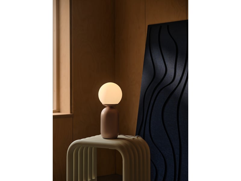  Lampe à poser notti métal rose poudré , h. 34,5 - ip20 - e14 nordlux intérieur 2011035057 - Conforama B