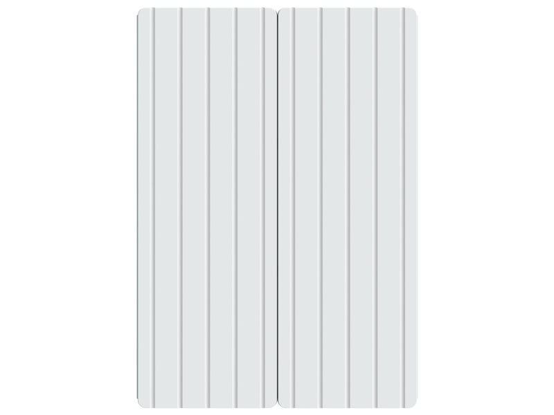  Armoire murale salon, meuble de rangement blanc 66 x 34,5 x 92 cm bois d'ingénierie  - Conforama D