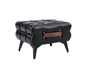 Pouf / repose pied MAISENTIEL  noir