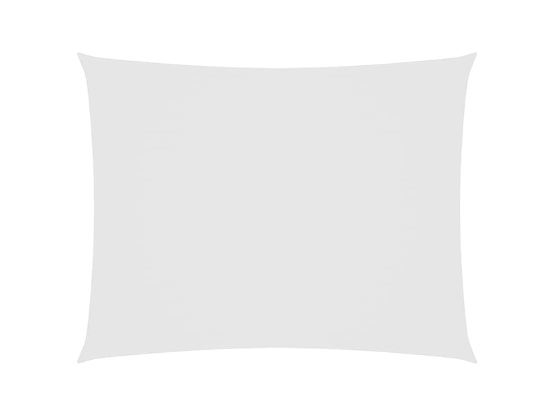  Voile de parasol - voile d'ombrage tissu oxford rectangulaire 6x7 m blanc  - Conforama A