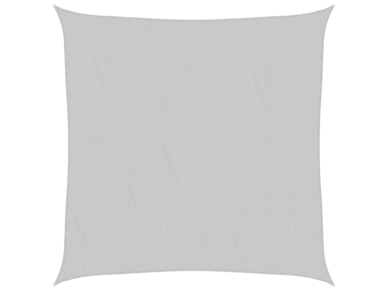  Voile d'ombrage - voile d'ombre - voile parasol gris clair 7x7 m 100% polyester oxford  - Conforama A