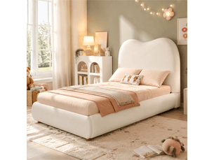 Lit coffre 90x200 cm <strong></strong>  <strong>OPULERANE TRADING LTD</strong> coloris beige