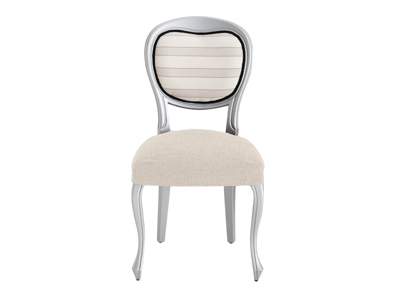 Lot de 2 housses de chaise dorian sans dossier  - Conforama A