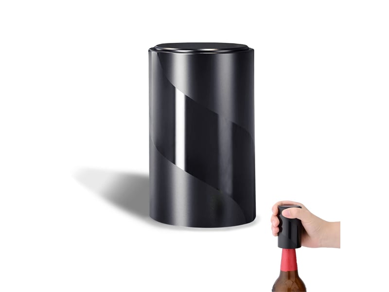  Décapsuleur automatique magnétique pour bouteille de bière, cadeau pour homme, fête des pères, cadeau de noël, ouvre-bouteille en abs argenté  - Conforama A