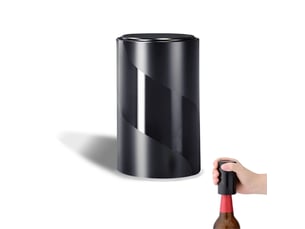 Décapsuleur automatique magnétique pour bouteille de bière, cadeau pour homme, fête des pères, cadeau de noël, ouvre-bouteille en abs argenté