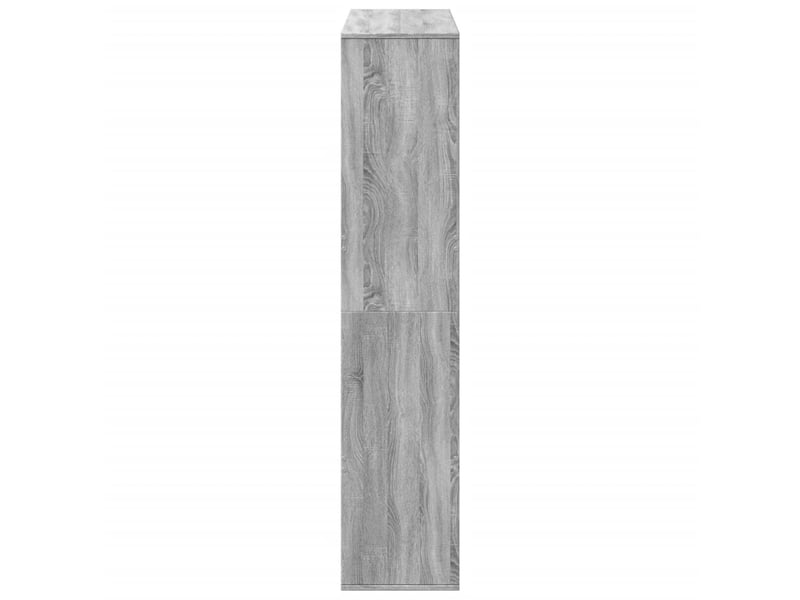  Cloison bibliothèque, meuble de rangement sonoma gris bois d'ingénierie shl3931  - Conforama E