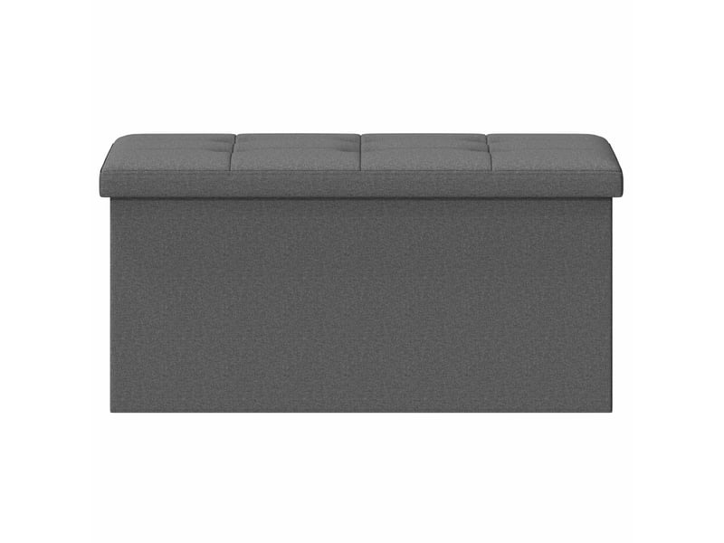  Banc chambre, banc de rangement pliable gris clair lin  - Conforama C
