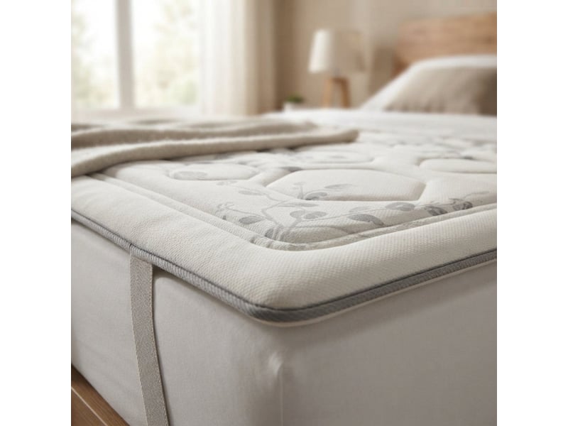  Surmatelas visco luxury graphène - visco au graphène 3 cm, tissu stretch et base respirante 8435720053982 - Conforama D