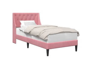 Lit simple 80x200 cm coloris rose