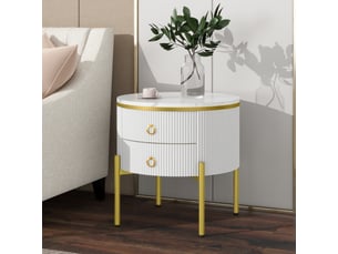 Table basse carré(e) coloris bicolore <strong>ATELIER CONFORTIEL</strong> <strong></strong> - 50 cmx50 cm