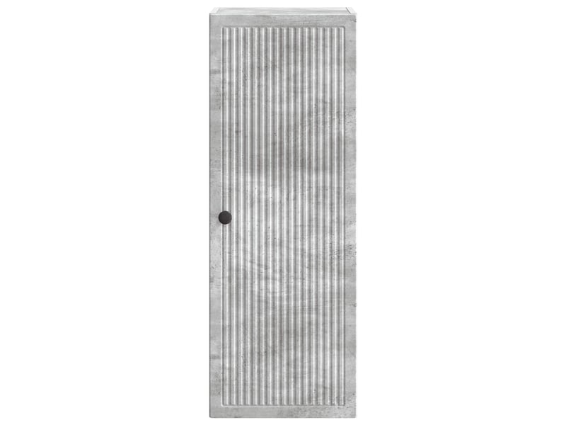  Armoire murale salon gris béton 33x34,5x90cm bois d'ingénierie shl2883  - Conforama D