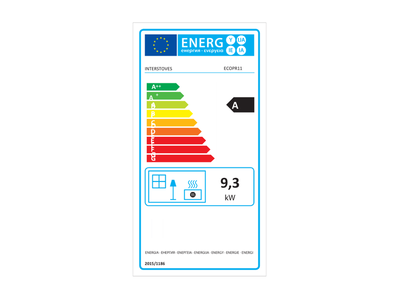  Poêle à bois avec four hugo 9 kw - noir  - Conforama E
