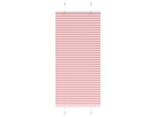 Store plissé, store de fenêtre rose 55x100 cm largeur du tissu 54,4 cm polyester cf46991