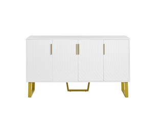 Buffet 4 porte(s)  0 tiroir(s)   - 40 cm coloris blanc 