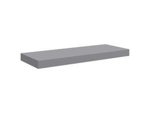 Étagère flottante, étagère murale gris 60x23,5x3,8 cm mdf cf42304
