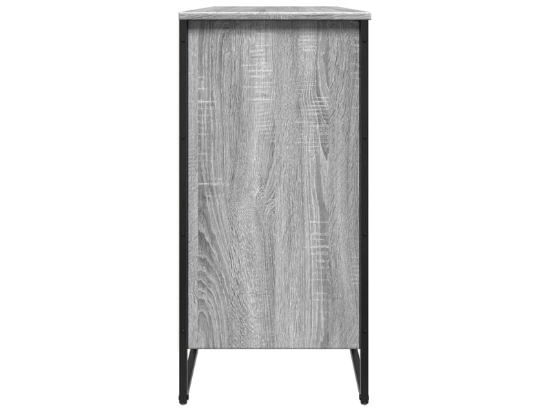  Meuble à chaussure, armoire à chaussures sonoma gris 80x38x78 cm bois d'ingénierie  - Conforama E
