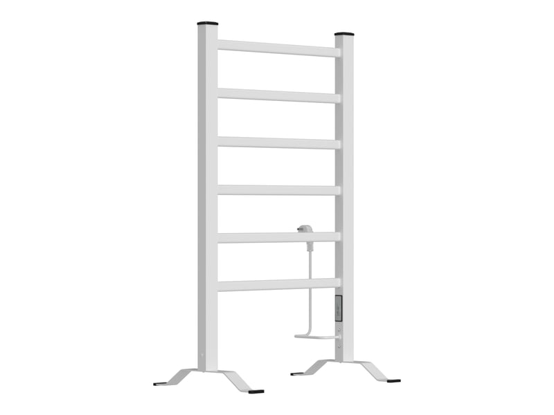  Sèche-serviettes électrique avec radiateur 85 x 55 cm 100 watts blanc 03_0010756  - Conforama B