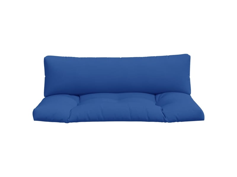  Lot de 2 coussins de palette, coussins de canapé bleu tissu cf59513  - Conforama D