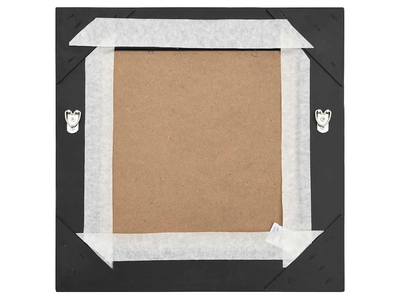 Miroir mural style baroque 40x40 cm noir cf62879  - Conforama D