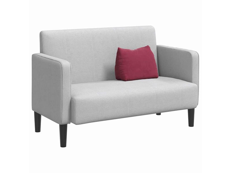  Coussin de dos, coussin de dossier bordeaux 45 x 20 x 35 cm tissu en velours côtelé cf54596  - Conforama C