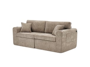Canapé droit fixe Bliss Lite 2 places Tissu marron