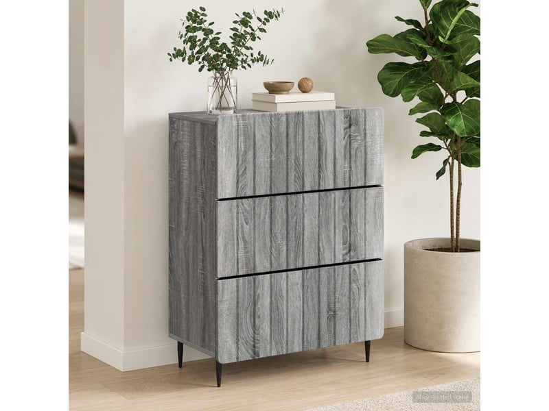  Armoire de rangement bureau, armoire à tiroirs 66 x 34,5 x 92 cm bois d'ingénierie shl2010  - Conforama B
