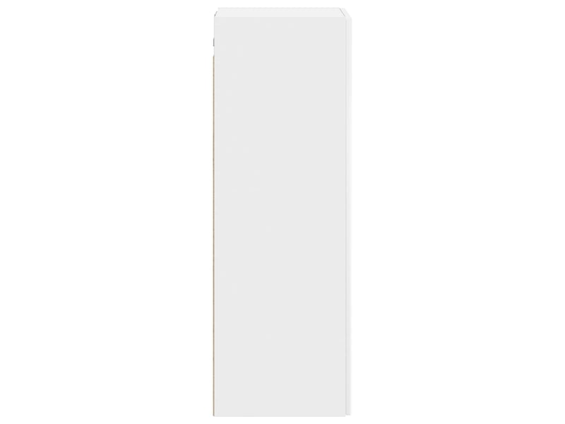  Cabinet salle de bain mural, meuble de rangement blanc 33x34.5x100 cm shl9743  - Conforama D