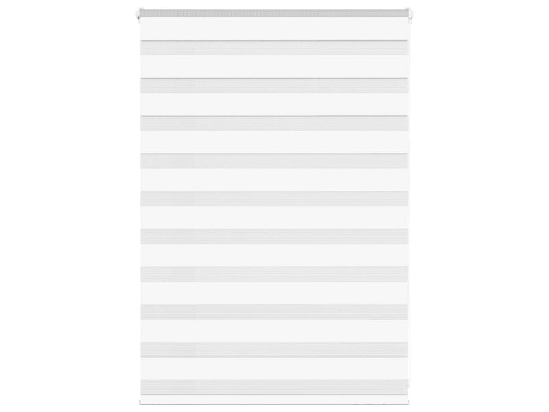  Store zèbre, store de fenêtre blanc 115x100 cm largeur du tissu 110,9cm polyester cf48351  - Conforama B