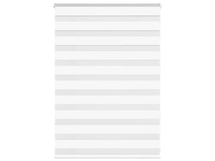 Store zèbre, store de fenêtre blanc 115x100 cm largeur du tissu 110,9cm polyester cf48351