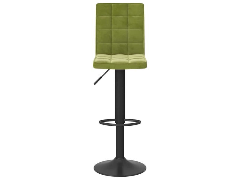  Lot de 2 tabouret de bar, chaise de bar vert clair velours shl54504  - Conforama D