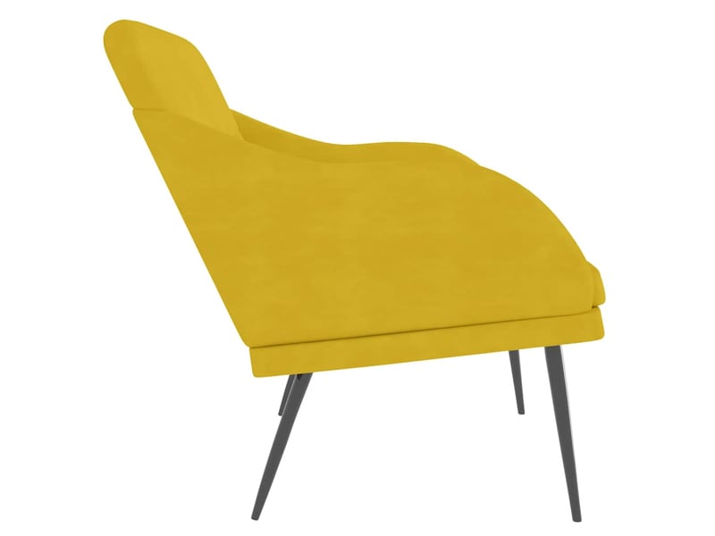  Banc chambre, banc de lit jaune 110x76x80 cm velours shl49970  - Conforama D