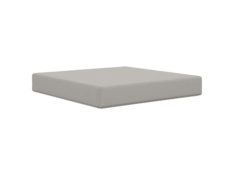  Coussin de canapé d'extérieur, coussin de chaise polyester gris 60 x 60 cm cf54087  - Conforama D