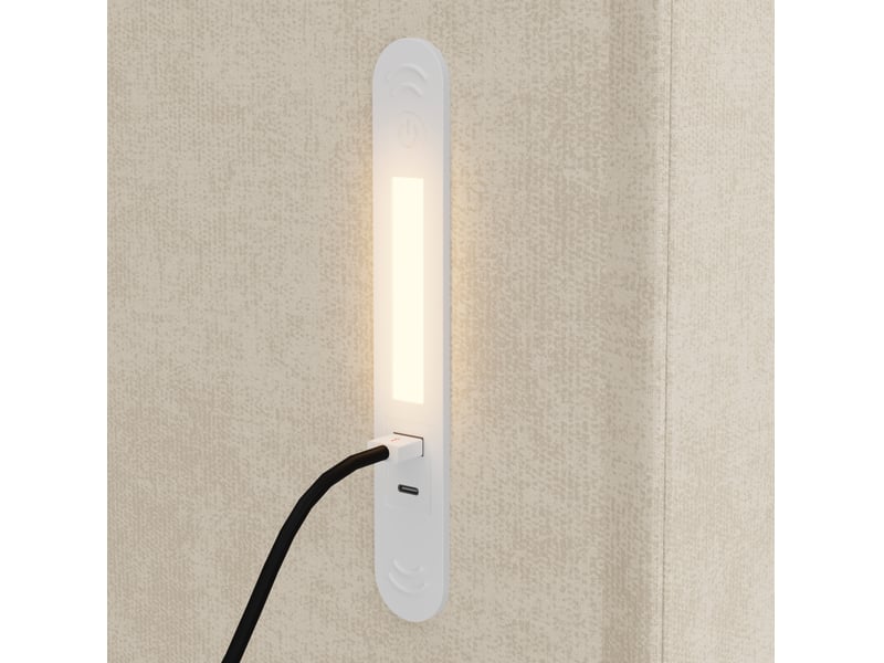  Lit coffre 90x200 cm, relevage hydraulique et tête de lit rembourrée, en tissu, beige, sans matelas  - Conforama E