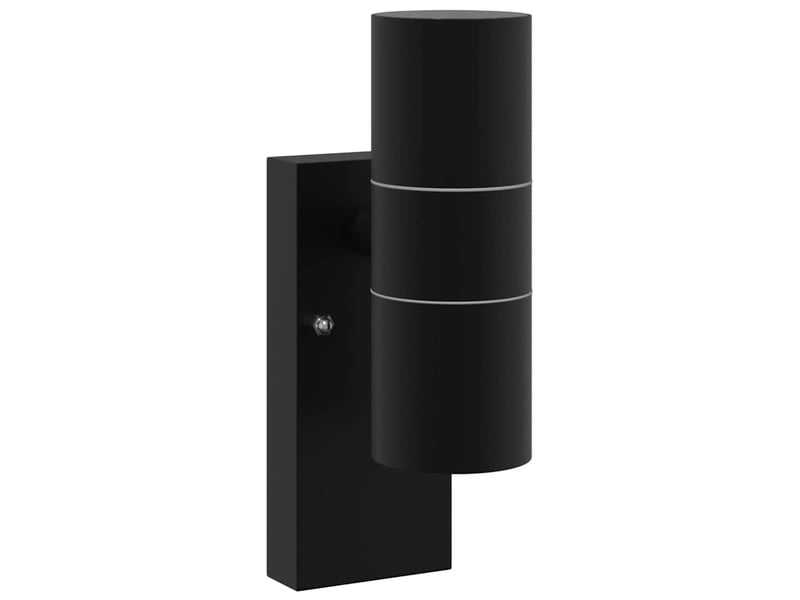 2 pièces applique murale extérieure noir 7x10x22 cm shl57875 - Conforama D