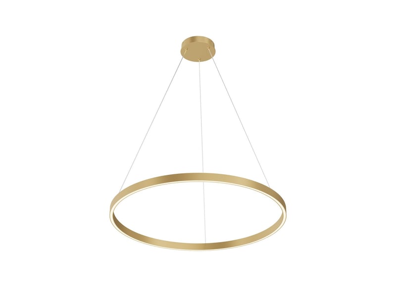  Maytoni rim suspension led rim en laiton, intensité variable, 3000-4000k  - Conforama A