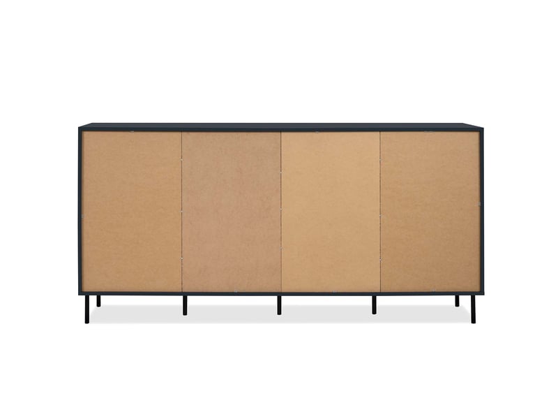 Buffet 4 portes NAVY BLUE W coloris bleu marine - Conforama S
