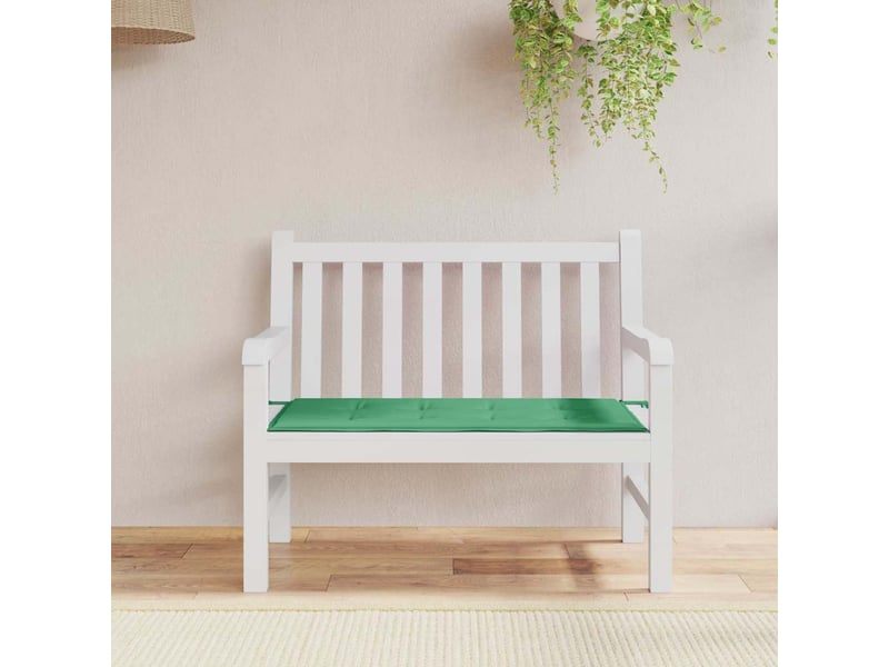  Coussin de banc de jardin, coussin d'assise vert 100x50x3 cm tissu oxford cf52848  - Conforama B